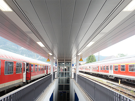 Decke am Bahnhof in Garmisch-Patenkirchen