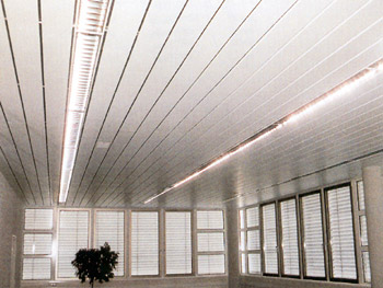 Dobner aluminium strip ceilings